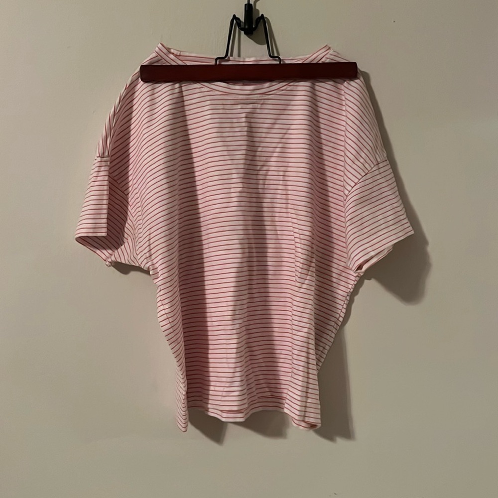 Banana Republic Striped Cropped Tee